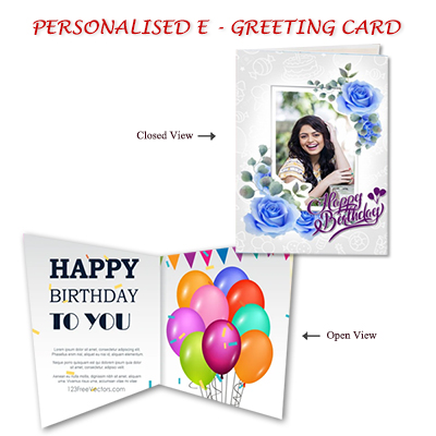"Personalised E - Greeting Card (Happy Birthday) - Click here to View more details about this Product